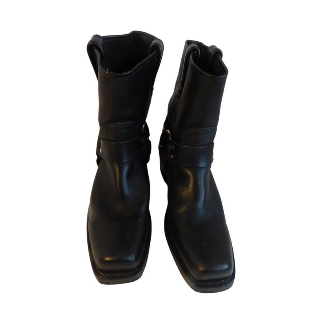 Frye Womens Harness 8R Boot Black Size 7.5